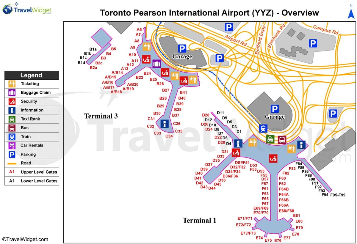 yyz carte