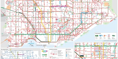 Ttc carte des lignes de bus
