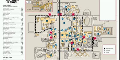 L'université de guelph carte