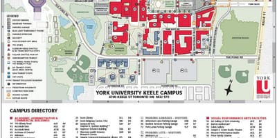 Université de york carte